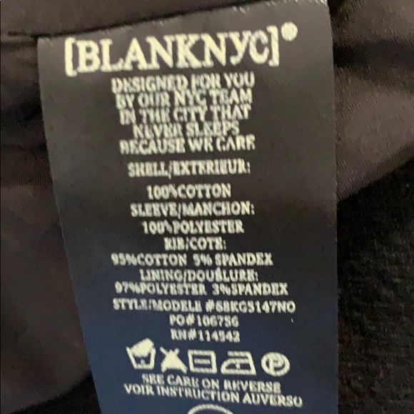 BLANKNYC jacket short style with stretch - Picture 5 of 6